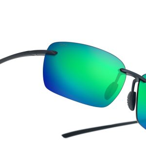 Huron Matte Black - Emerald Polarized